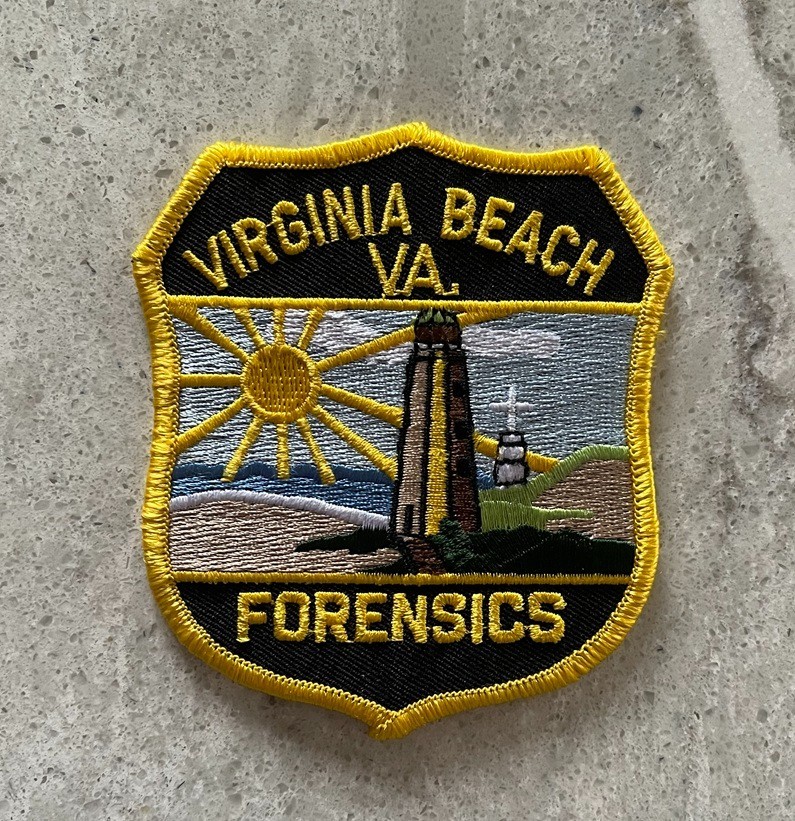 Virginia Beach Police Forensics patch new condition