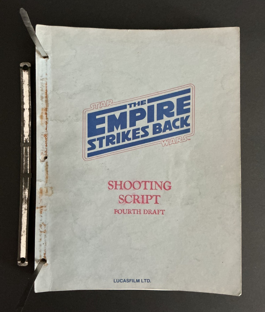 Empire Strikes Back Fourth Draft Shooting Script Oct 24 '78 Lucasfilm Coded Copy