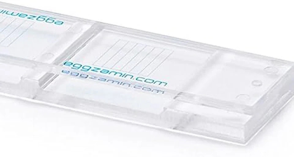 Mcmaster Method Microscope Slide - FEC (Fecal Egg Count) or Worm Count, Double C