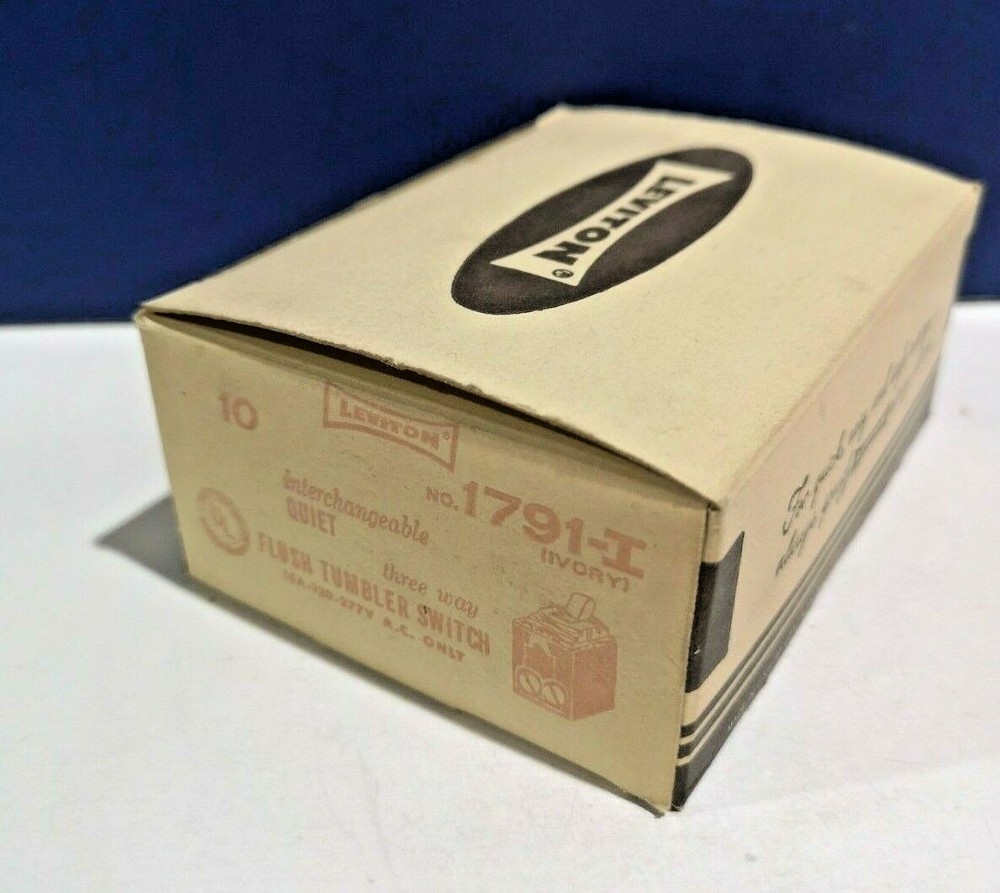 LEVITON IVORY DESPARD Interchangeable QUIET 3-Way Toggle Switch NEW 1791-I