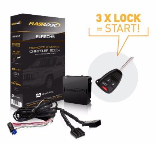 Flashlogic Plug-N-Play Remote Start for JEEP COMPASS 2007-2017 FLRSCH5