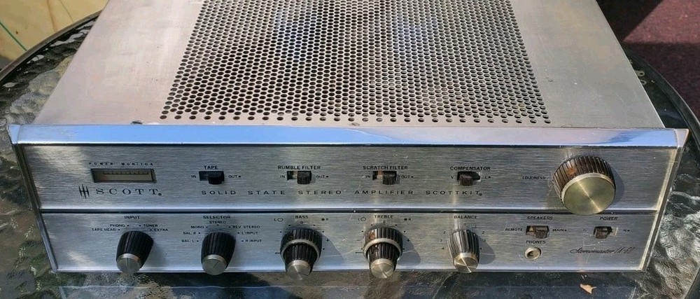 HH Scott Stereomaster LK-60 Stereo Working Condition