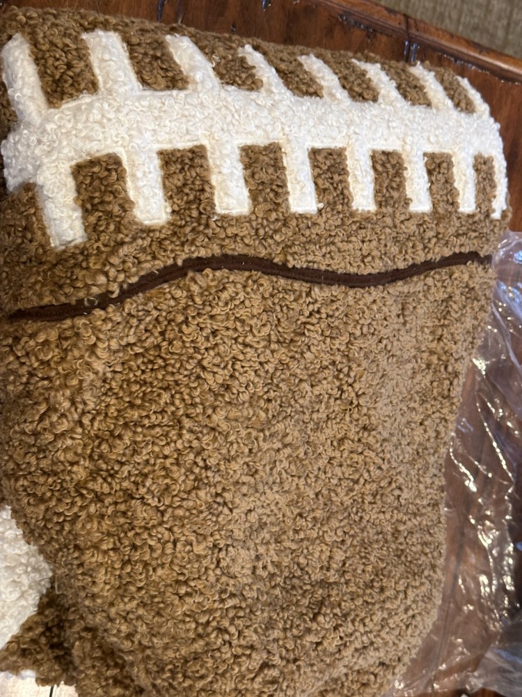 Pottery Barn Kids Anywhere Beanbag Football Cozy Sherpa Slipcover Only New