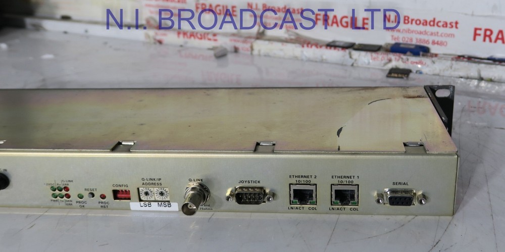 Evertz cp1000e ethernet router control matrix panel