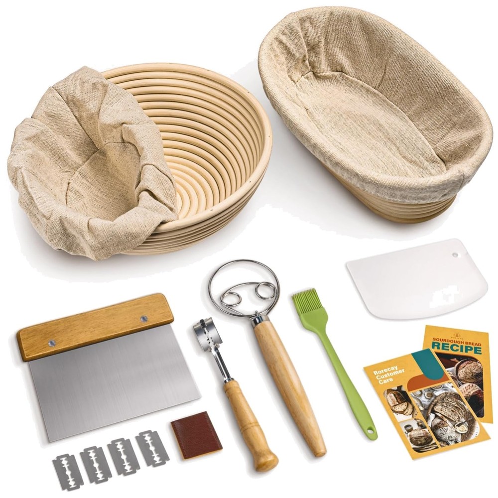 Dough Whisk & Lame Bread Baking Kit