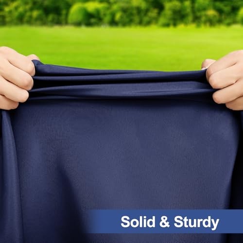 Rectangle Table Cloth Cover, Waterproof 72" x 30" (Rectangular) 1 Navy Blue
