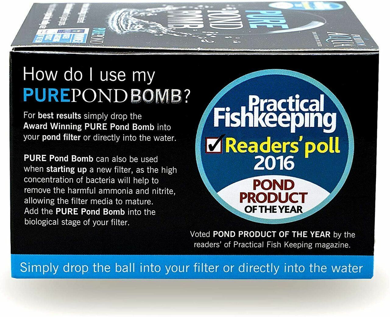 Evolution Aqua Pure Pond Bomb Water Clarity Pond Bomb Gell Ball