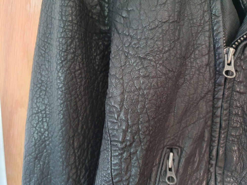 biker buffalo leather jacket