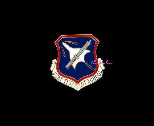 USAF Test Pilot School Shield  + a custom promo pin