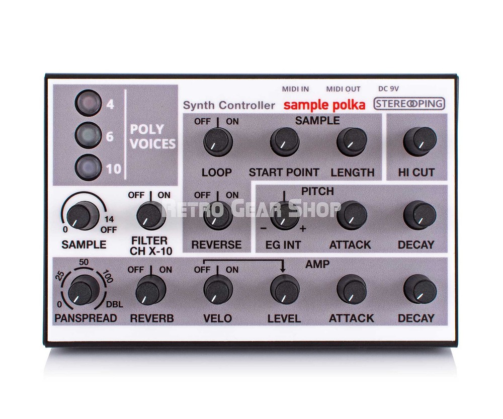 Stereoping CE-1 Sample Polka Midi Controller for Korg Volca Sample Synth
