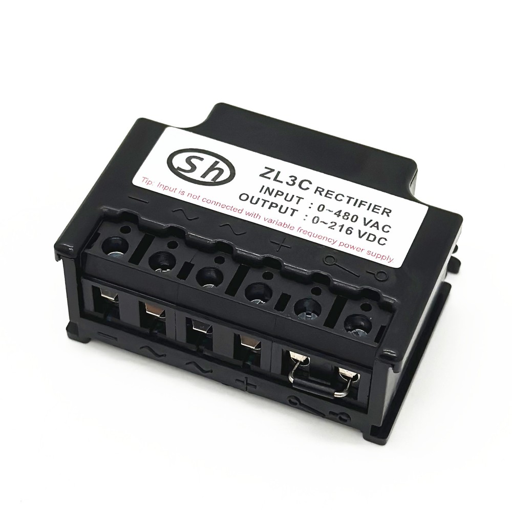 ZL3C input: 0~480VAC output: 0~216VDC half-wave brake rectifier module