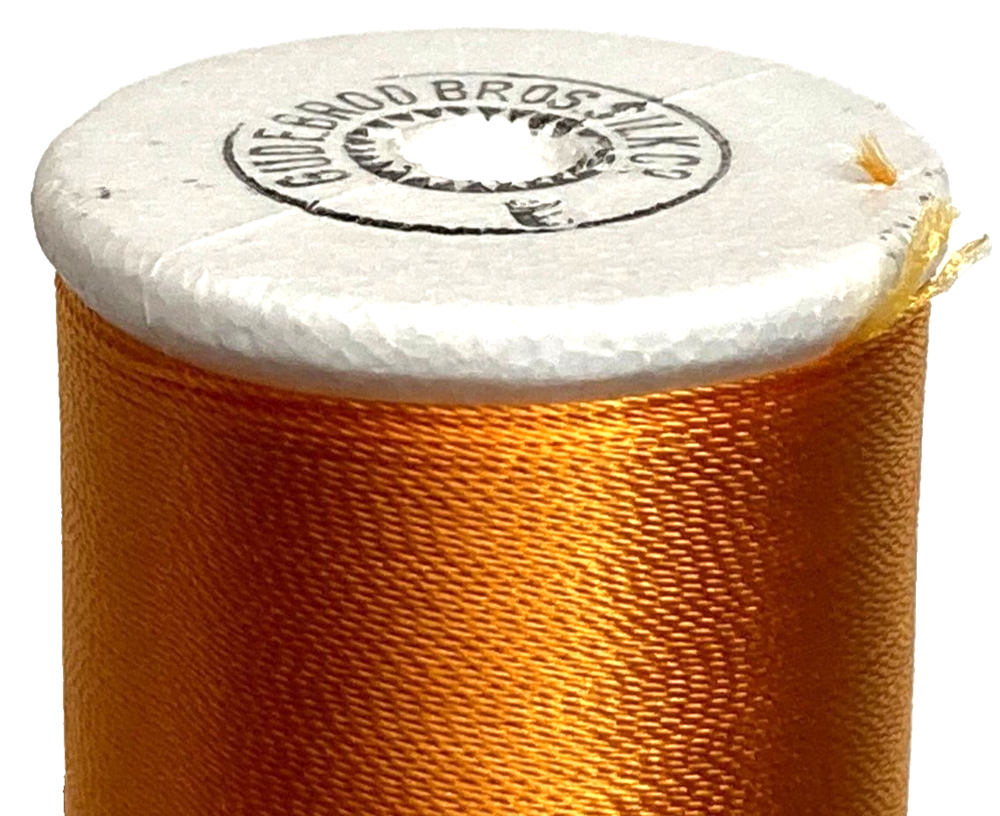Gudebrod Nylon Thread Type E Orange 100-Yard Spool