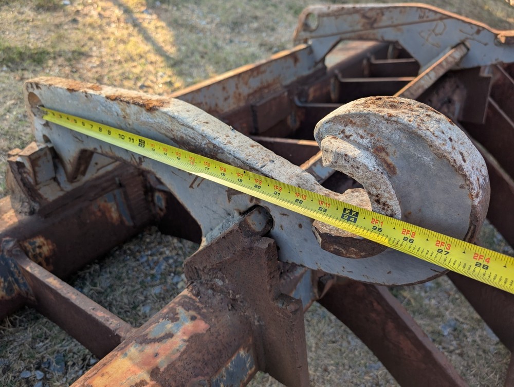 10ft Loader Rake for Volvo / Deere Hi-Vis Coupler - Read
