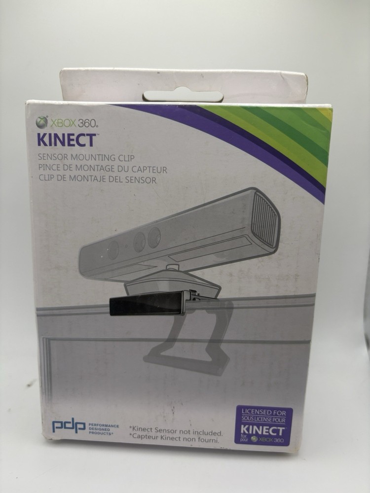 PDP Xbox 360 Kinect Sensor Universal Mounting Clip Microsoft Licensed NEW SEALED