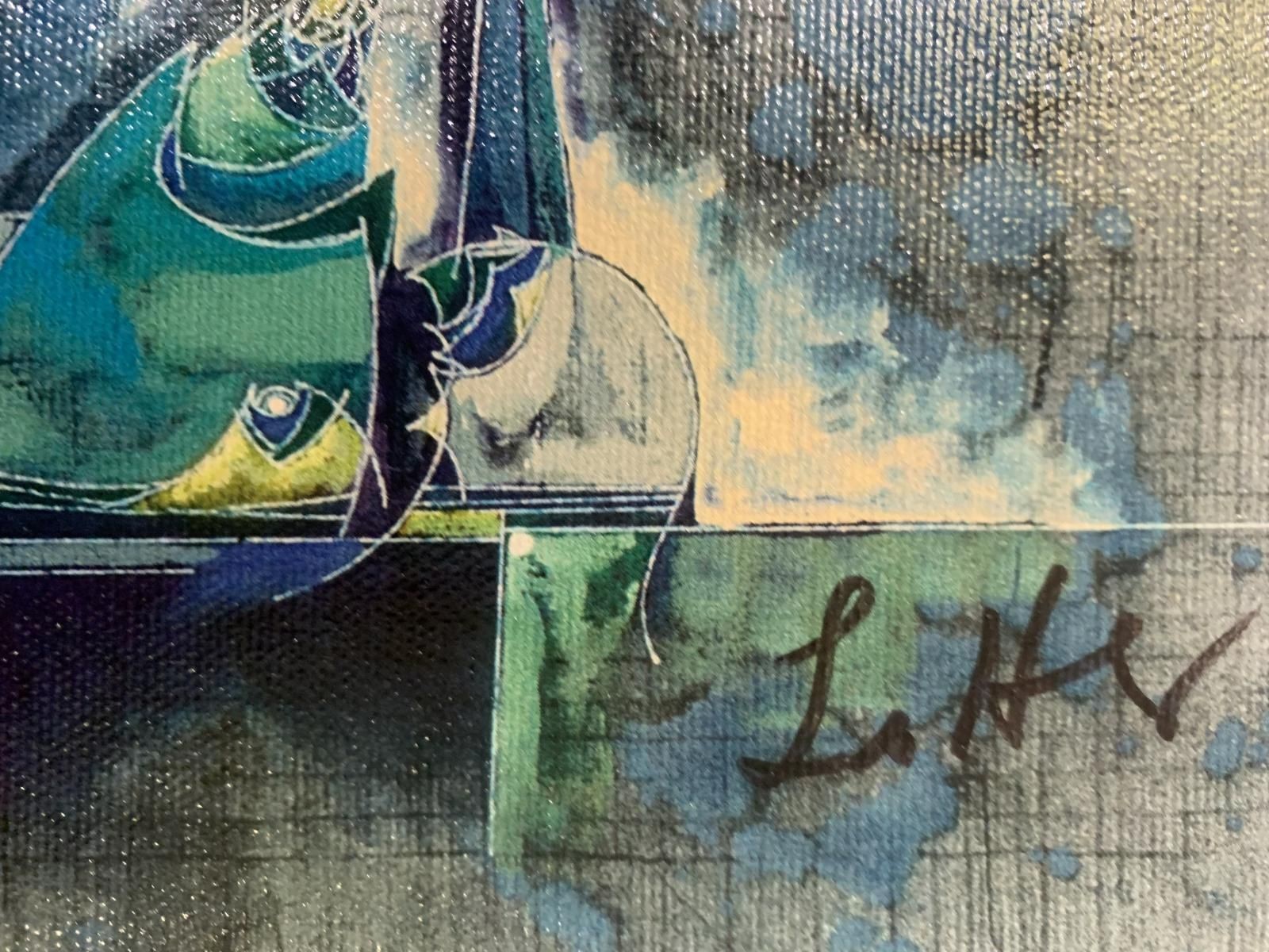 Lu Hong- Serigraph on canvas