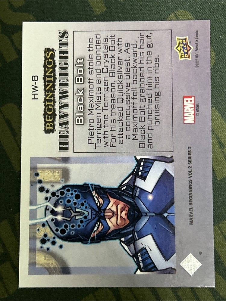 Marvel Beginnings #HW-8 Heavyweights - Black Bolt