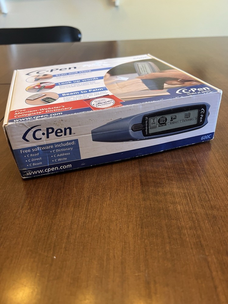 C-Pen 600C Reader Pen Text Untested!!