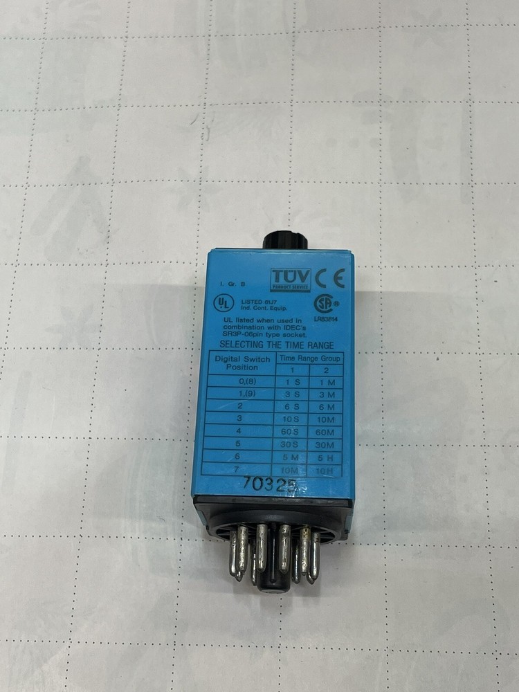 IDEC RTE P21 Time Delay Electric Timer 120v