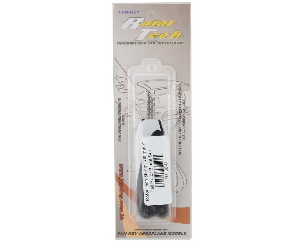 RotorTech 86mm "Ultimate" Tail Rotor Blade Set [RT-86-U]