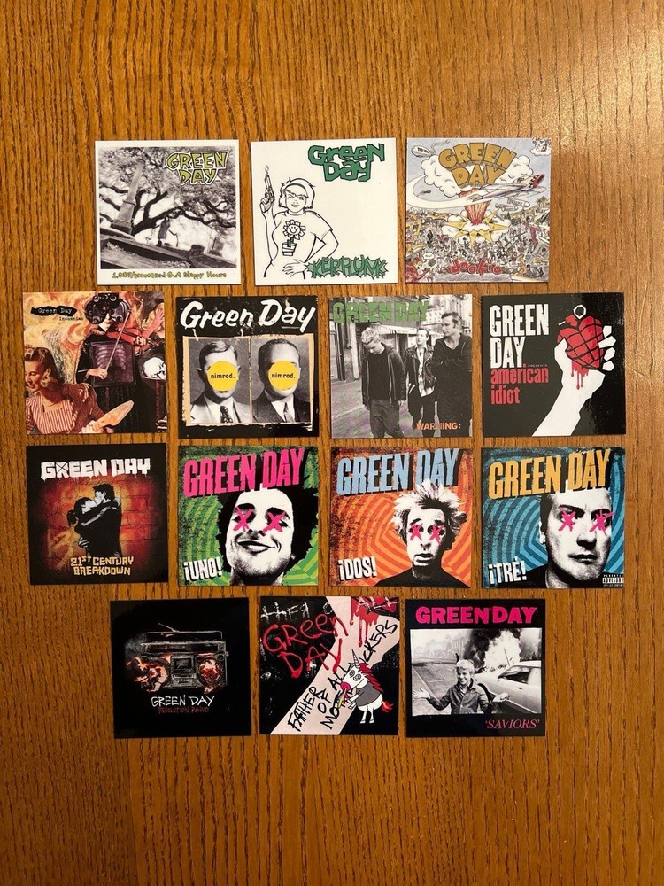 Green Day fridge magnets