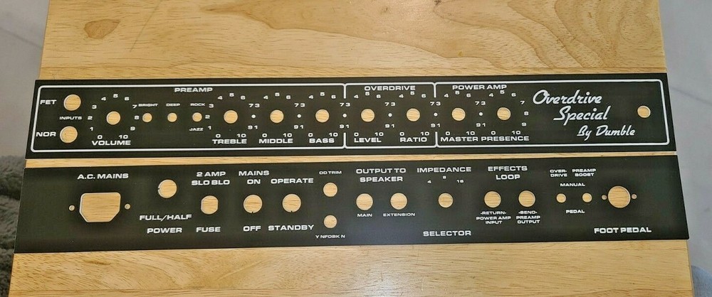 D'Style ODS Front and Rear plates for DIY or Restoration!