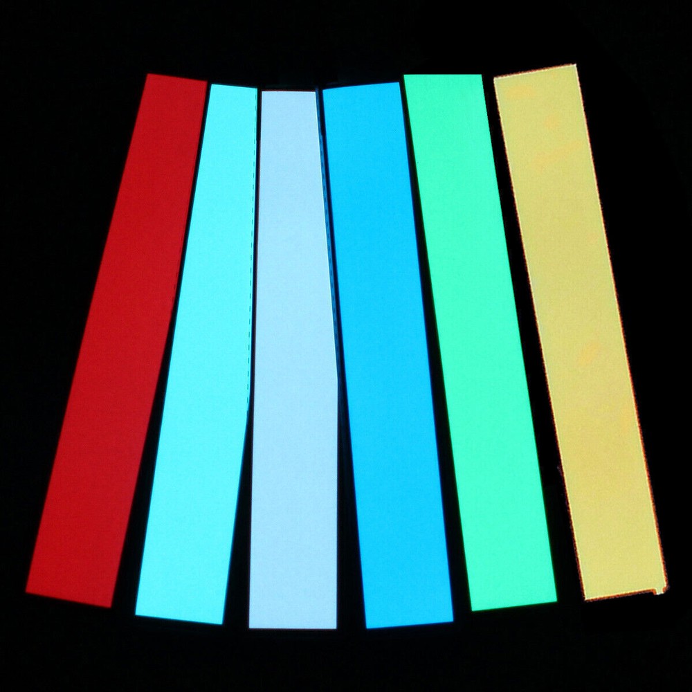 12'' x 2'' EL Tape Electroluminescent Panel Neon Light Cuttable Back Light 12V