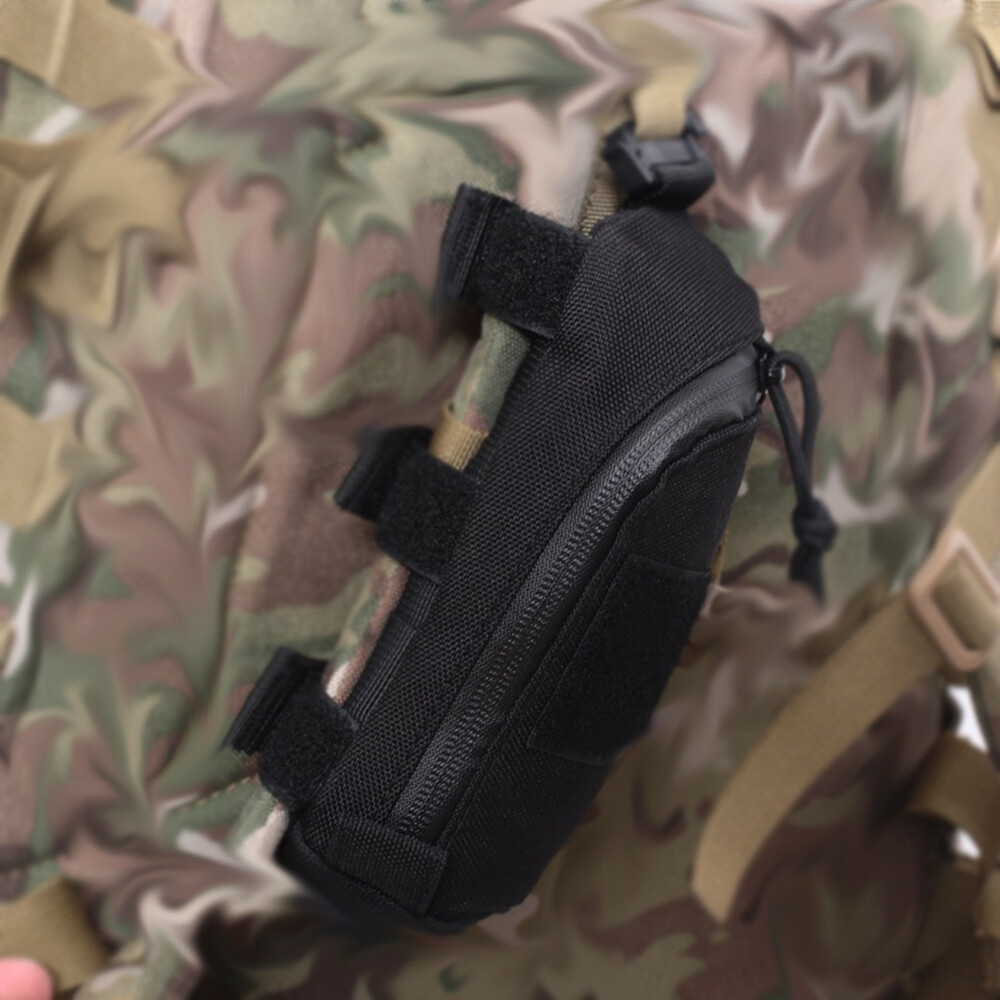 2 PCS Tactical Molle Pouch Backpack Shoulder Strap Accessory Pack Sundries Bags