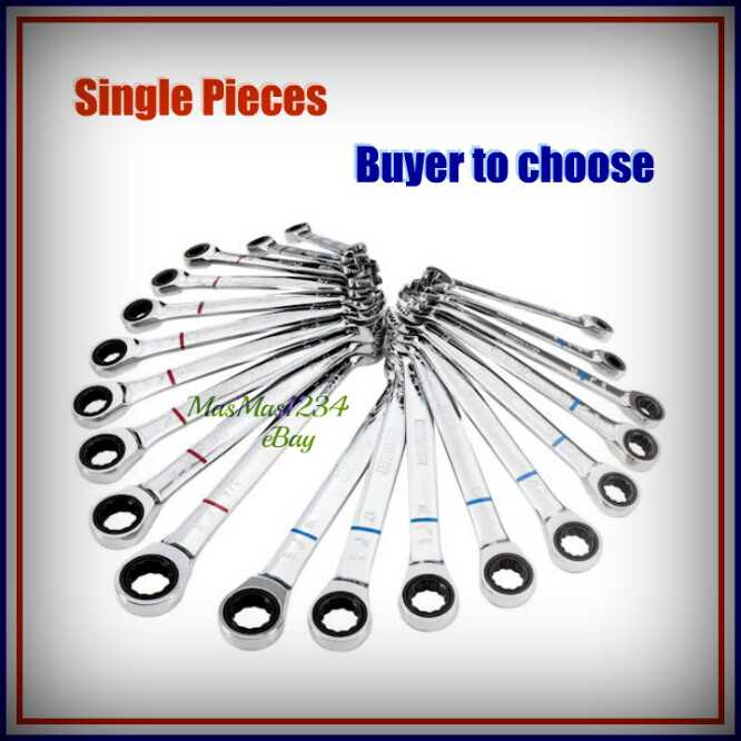 KOBALT Ratcheting Combination Wrench - SAE, MM - Polished Chrome - Fast Shipping