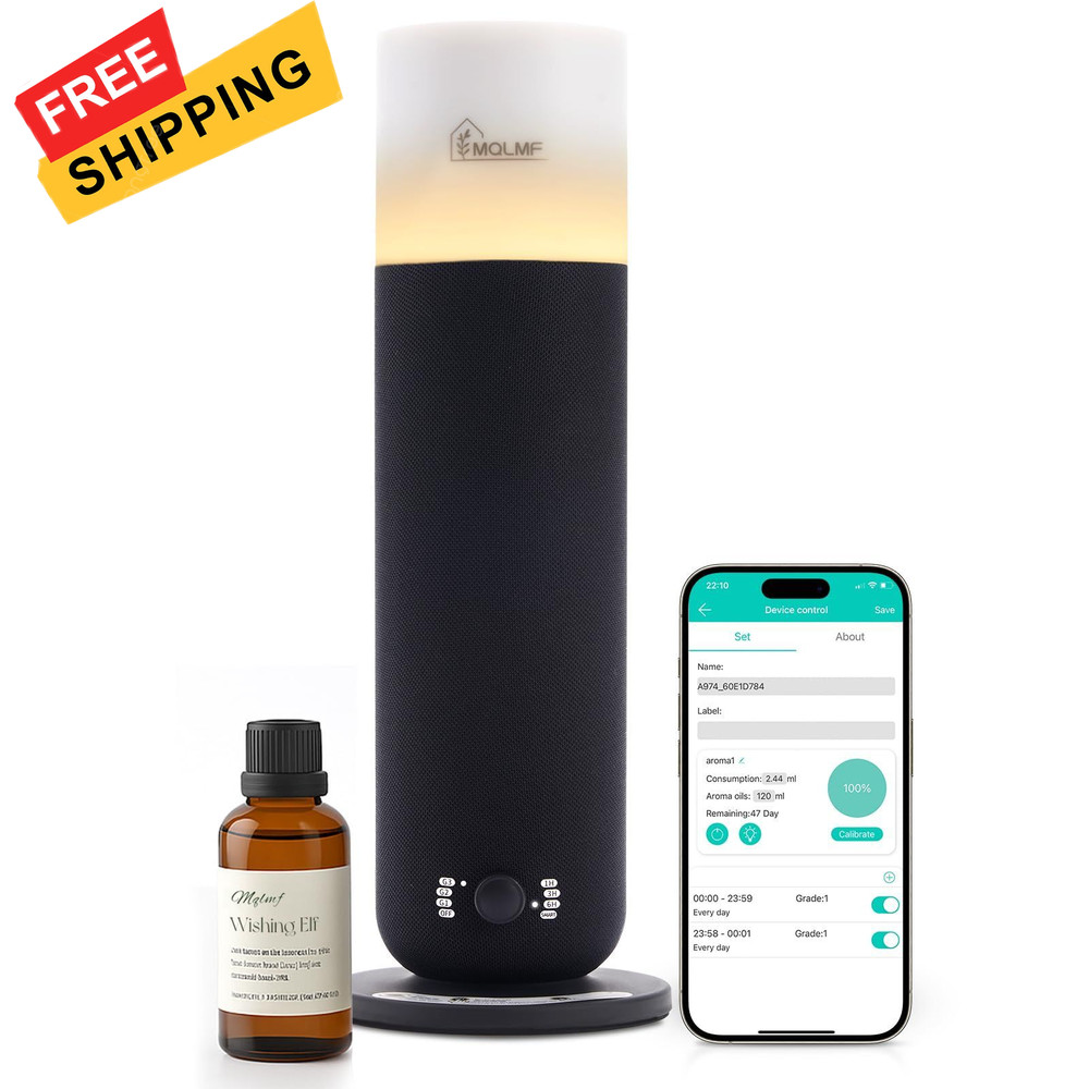 MQLMF Hotel Collection Diffuser 1000 Sq Ft, Weave Black