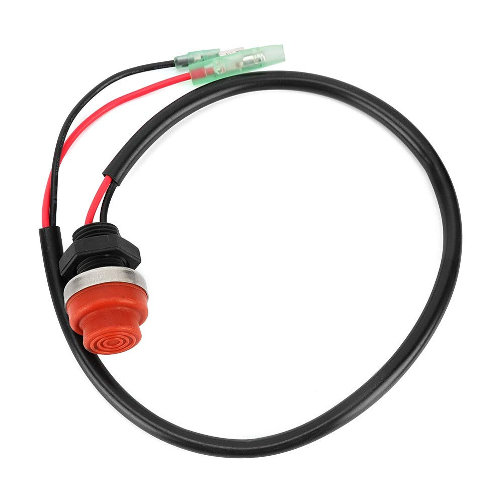 For 1989 Outboard Start Button Boat Button Switch, Start Stop Switch Keyless Pus