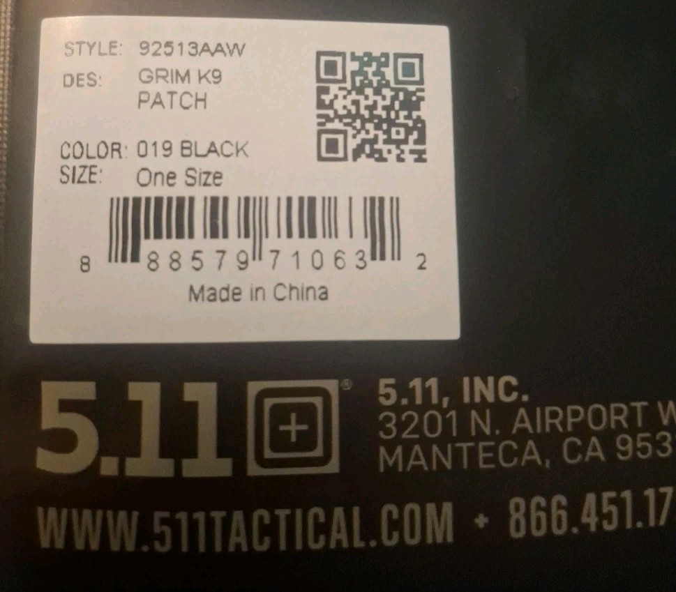 5.11 Tactical Patch