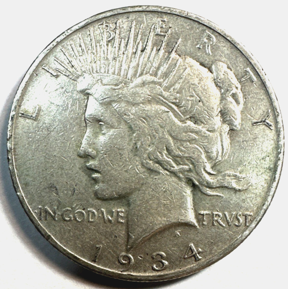 1934-S Peace Dollar CHVF 606 Better Date