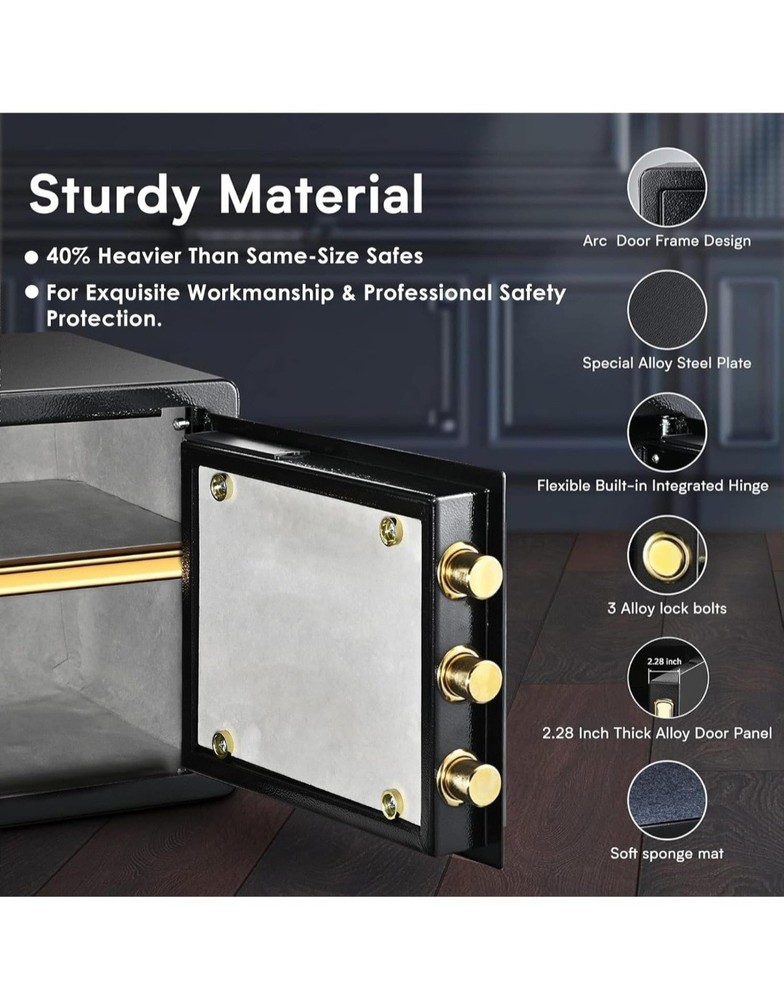 ADIMO BGX-M/D-35 Home Safe: Secure Your Valuables with Advanced Technology