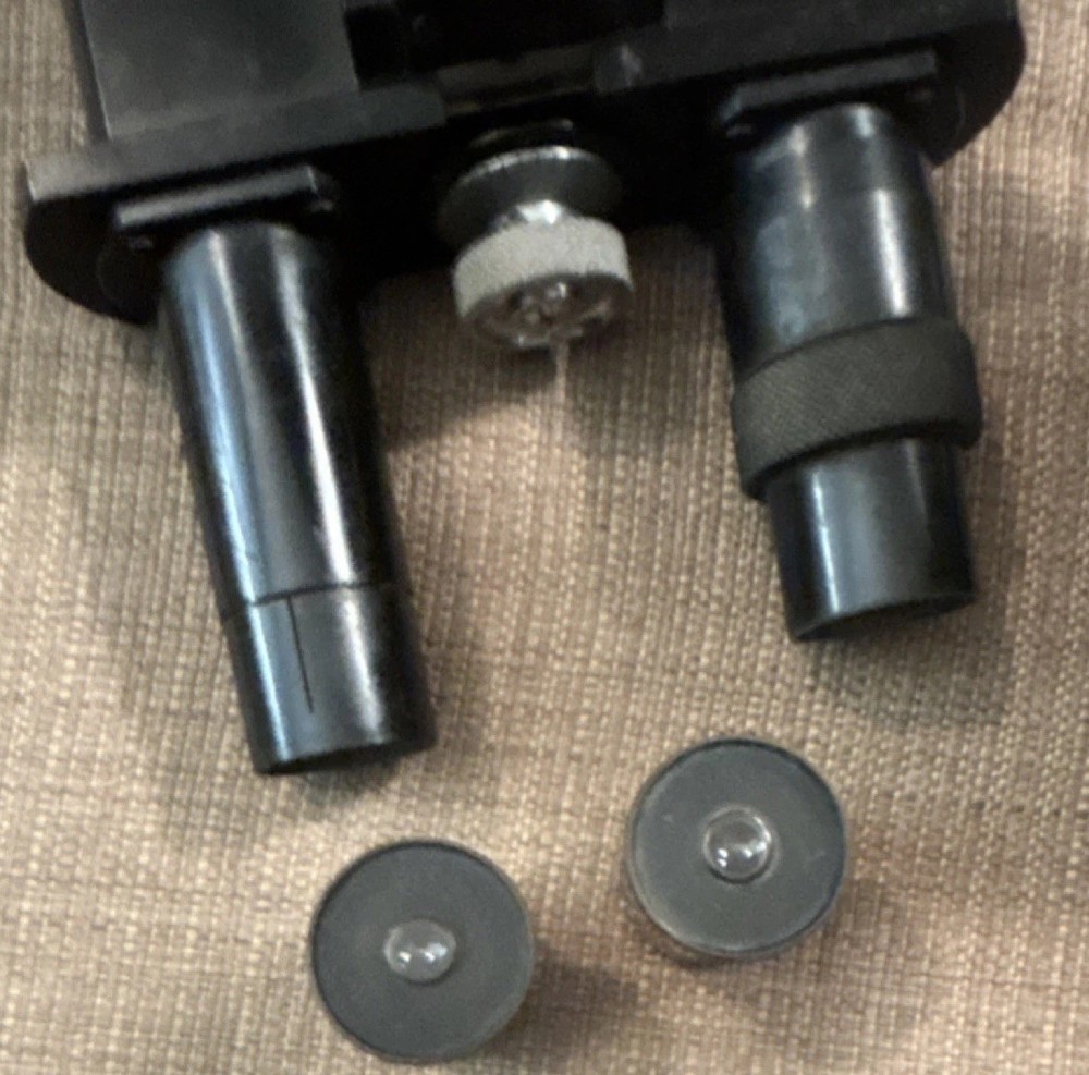 Leitz Wetzlar DRP Microscope with Multiple Objective Lenses