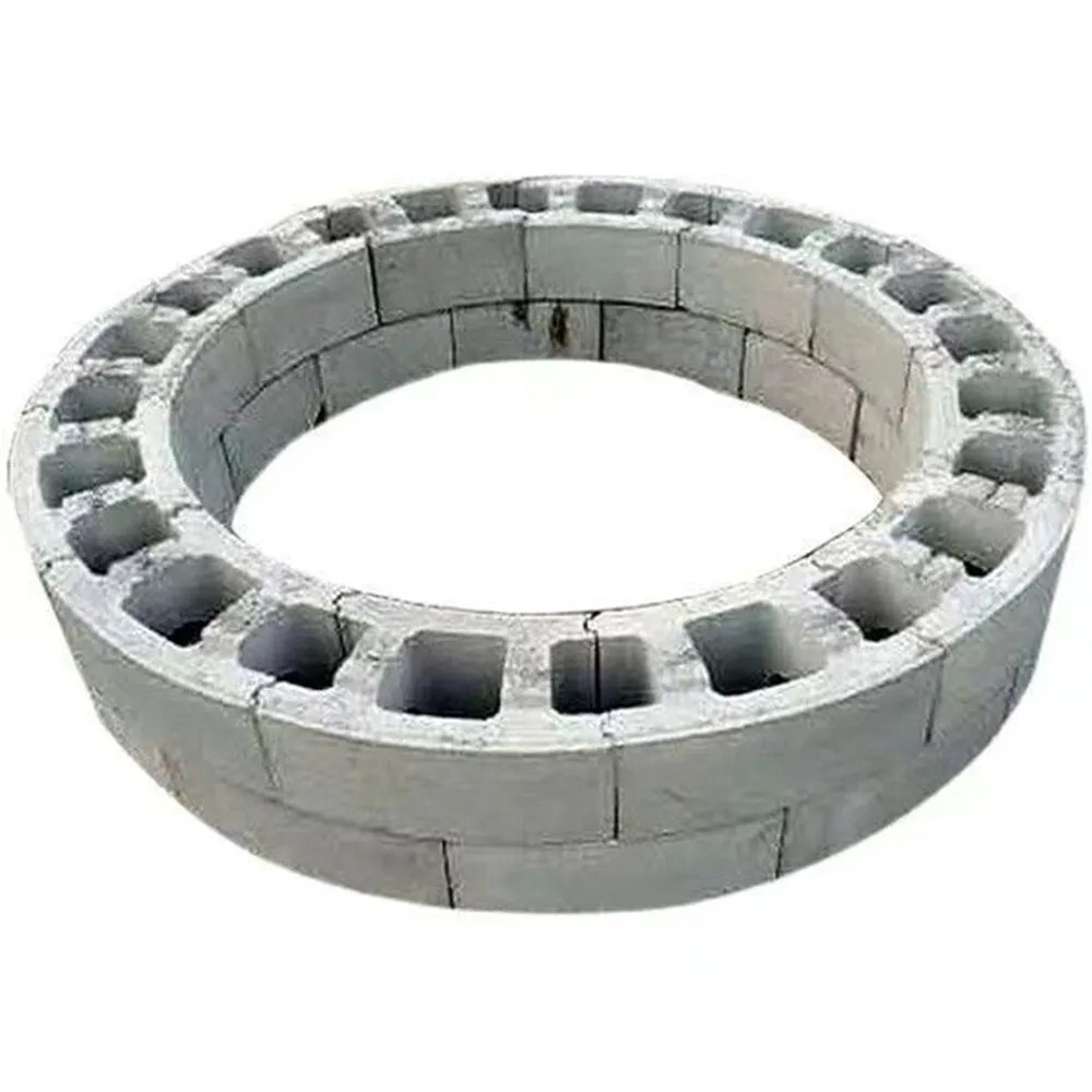 Round Concrete Block Bricks Plastic Mold Set Ground Circle Module DIY Mould 60cm