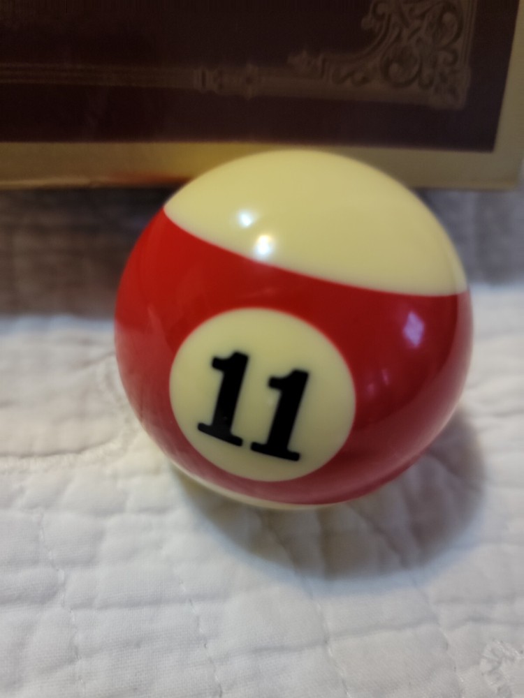 Replacement Billiard Pool 11 Ball Red Empire 2.25" EUC