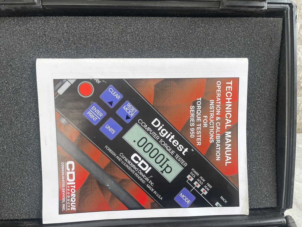 CDI Digitest Computer Torque Tester
