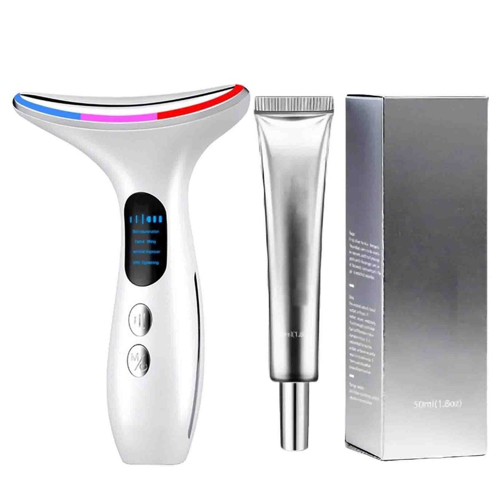 Hot LCD Neck Toning Device - White