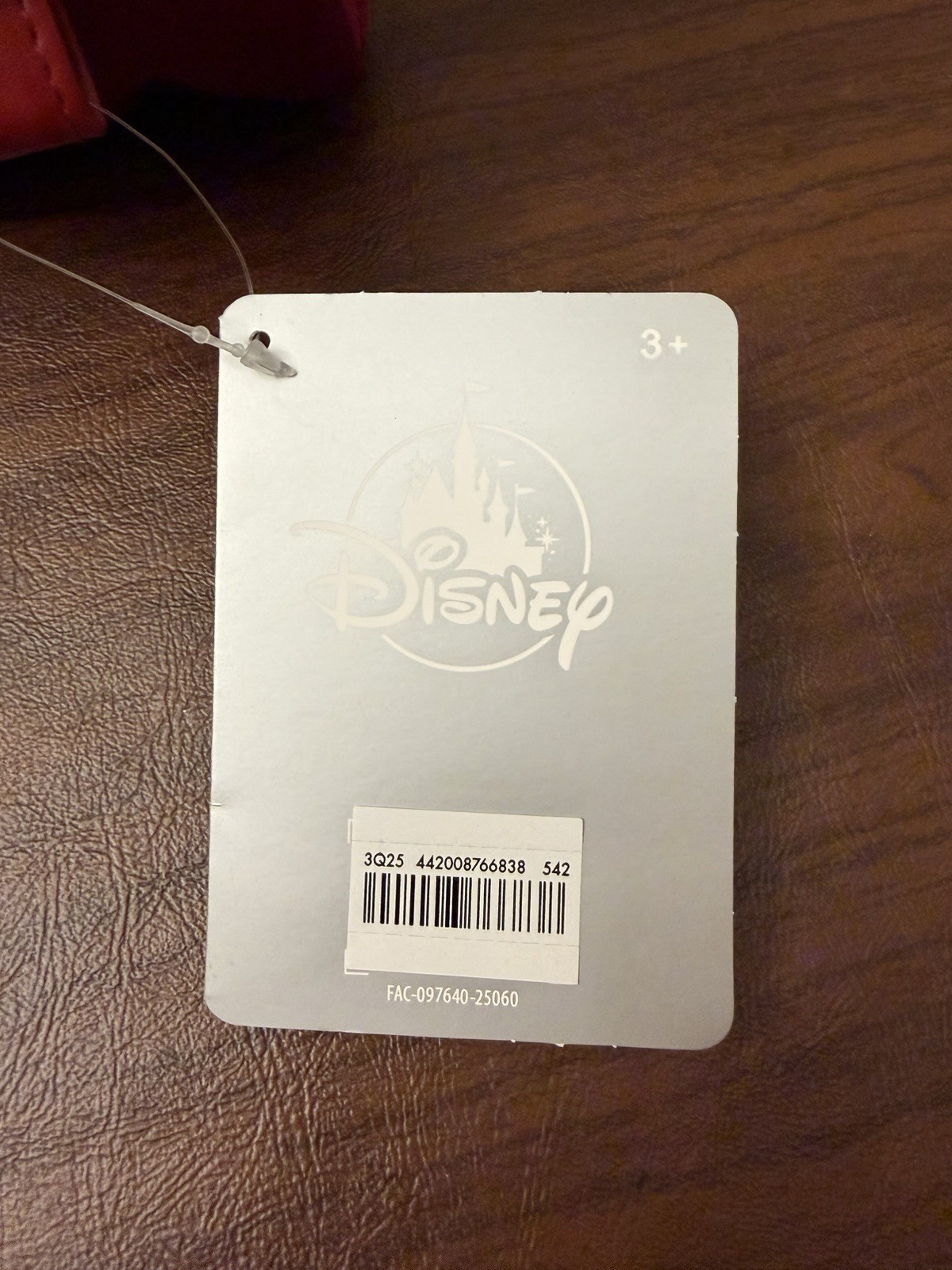 Disney Mickey Mouse Quilted Cosmetic Travel Makeup Bag Organizer Zipper Plum