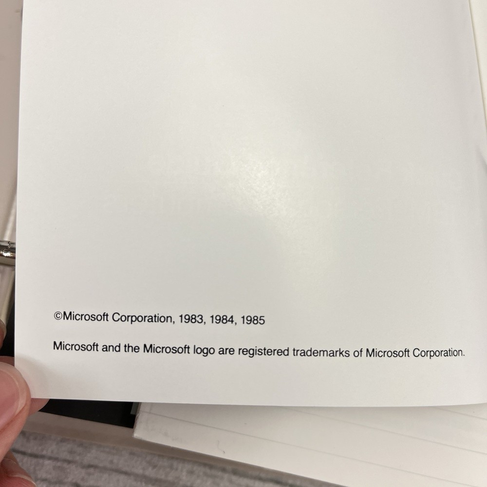1985 RARE - Vintage Microsoft Word Version 2.0 For IBM PC Software | Complete