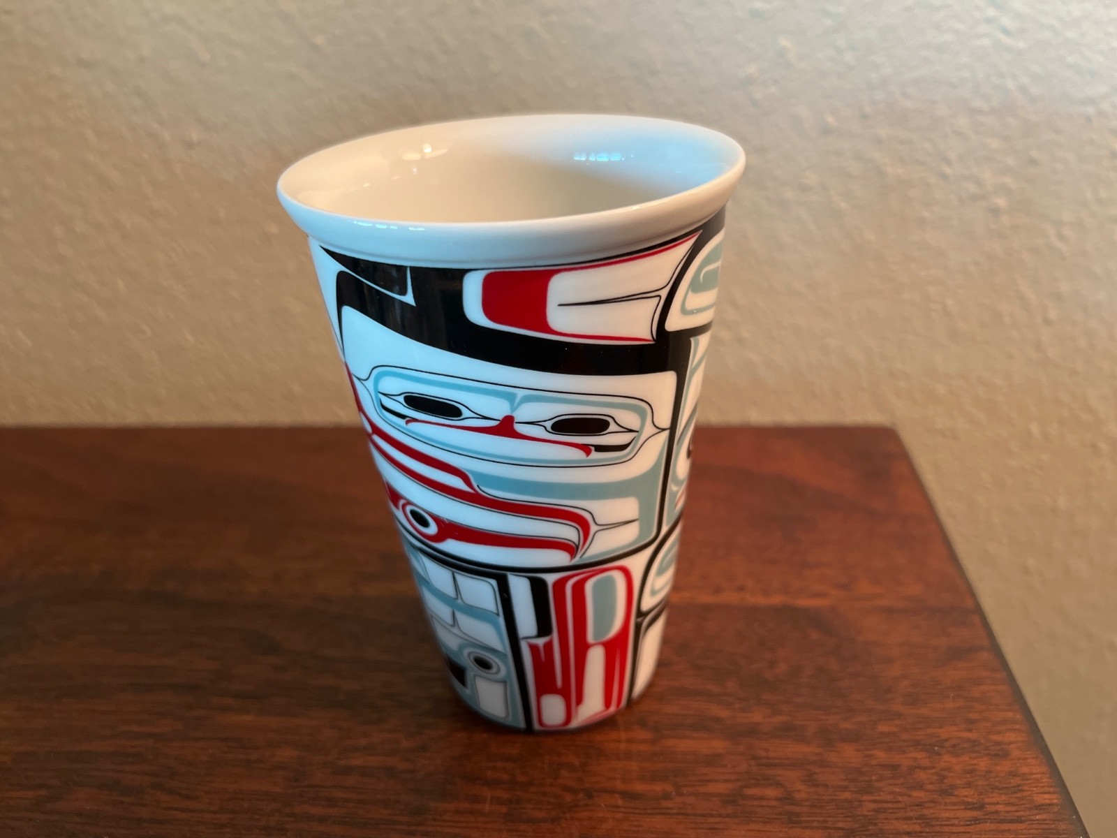 Native Northwest Vancouver Mug Raven Haida Design Ceramic 20oz