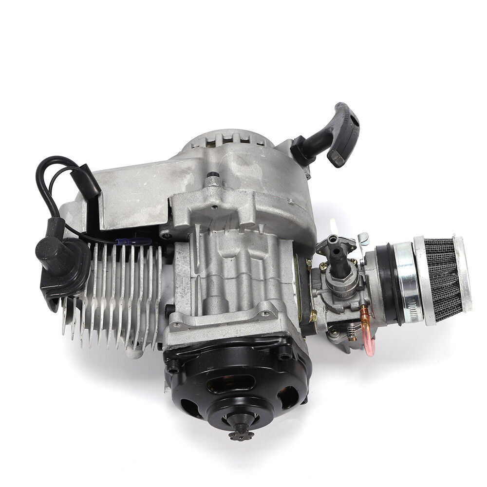 49CC Pull Start Engine Motor Mini Pocket Rocket PIT Quad Dirt Bike ATV 2 Stroke