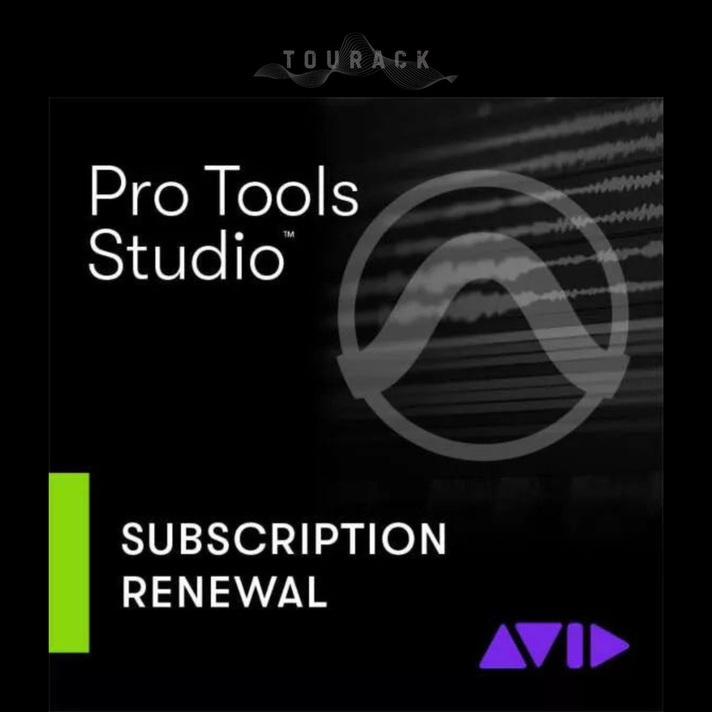 Pro Tools Studio 1-Year Subscription RENEWAL - TOURACK