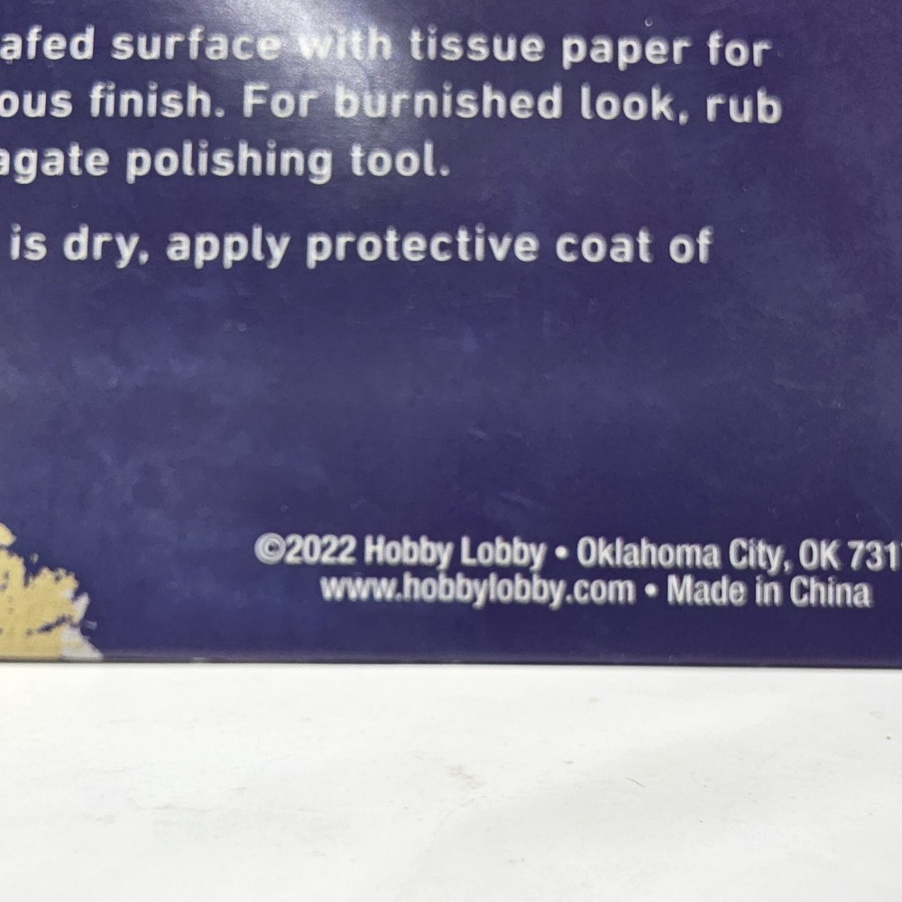 Creative Concepts Metal Leaf Flakes New