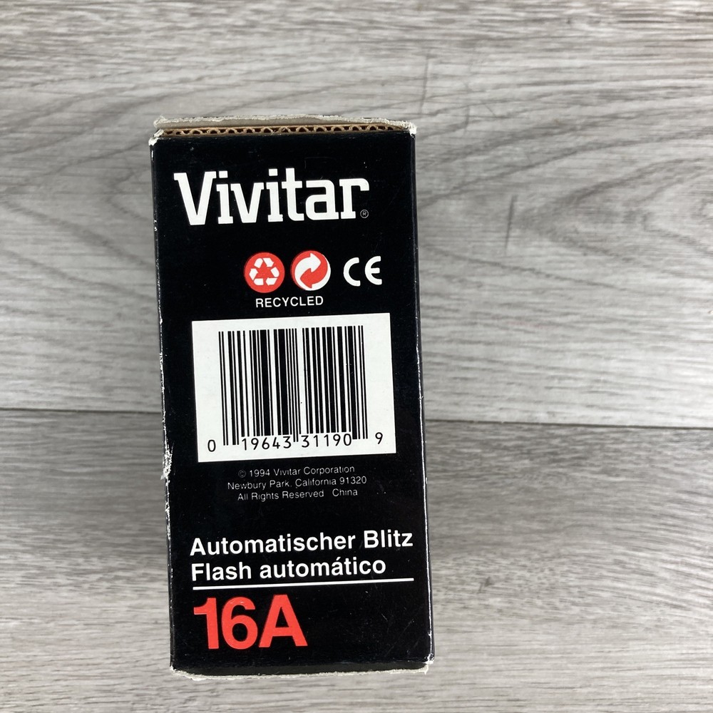 Vivitar 16A Automatic Flash New In Box