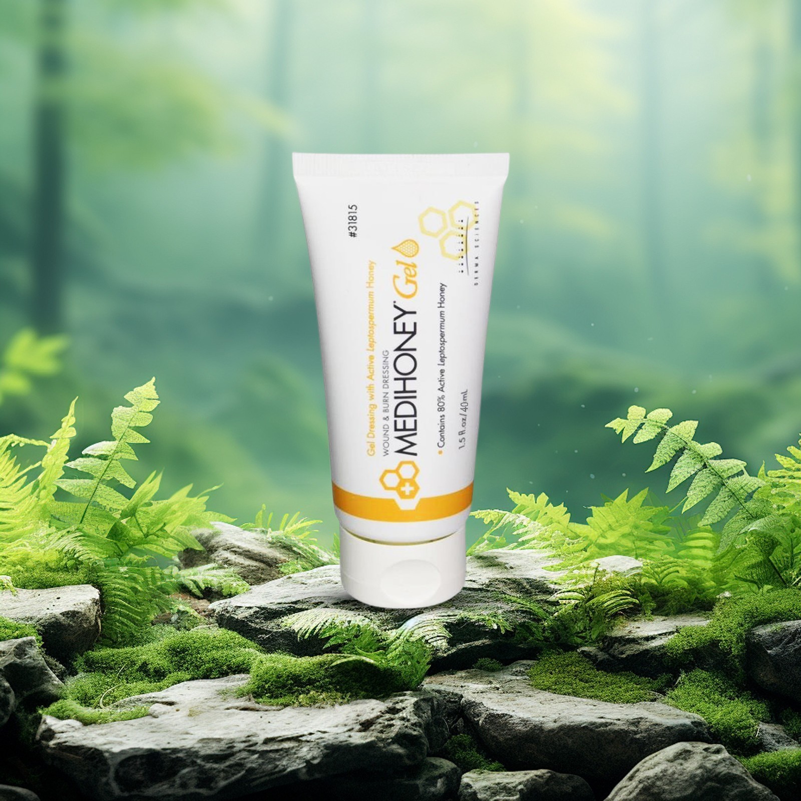 MediHoney - 1.5 oz Gel Wound & Burn Dressing Tube Medical Grade Honey