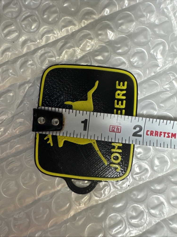 John Deere Custom 3d Printed Key Chain's