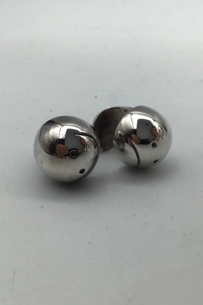 Ole Lynggaard Sterling Silver Cufflinks (Smiley)