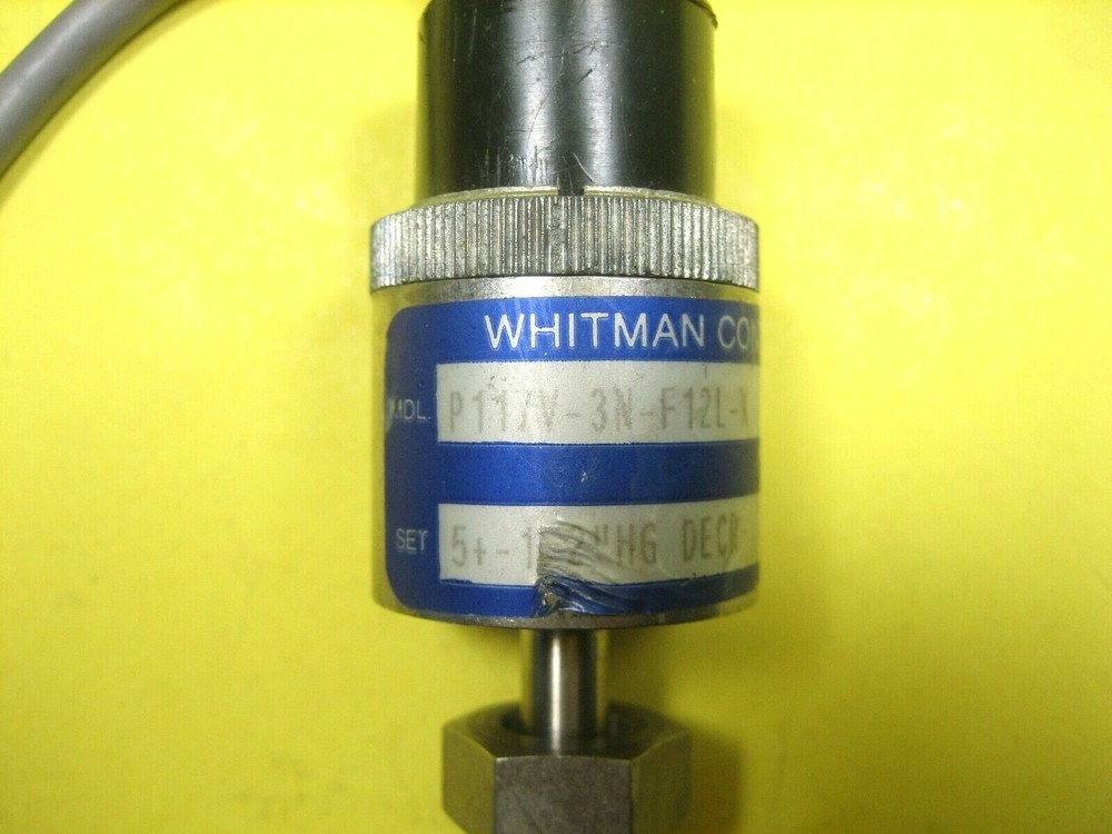 Whitman Control P117V-3N-FI2L-X Vacuum Switch