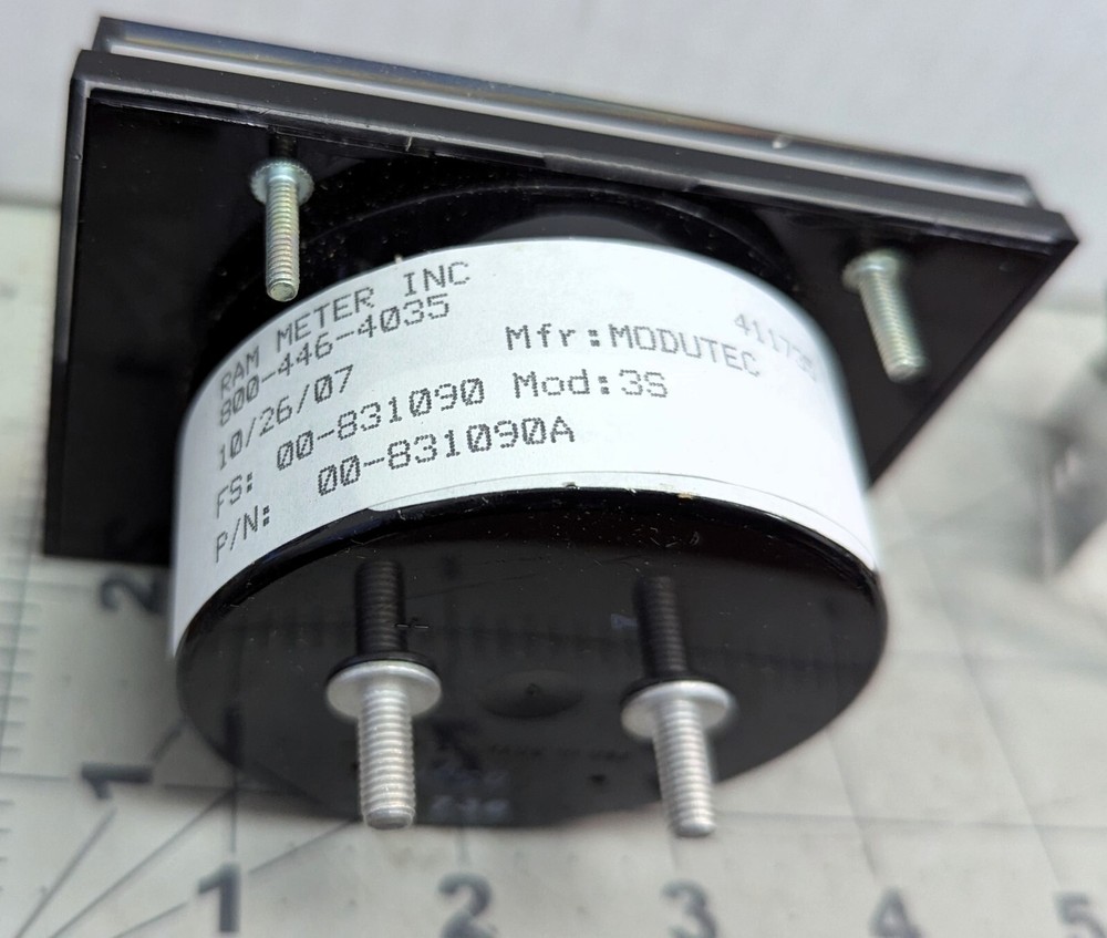 Battery Level Meter / Ammeter Aviation Weighing Scale A/S 37M-1 Type C-1 [RSOF]